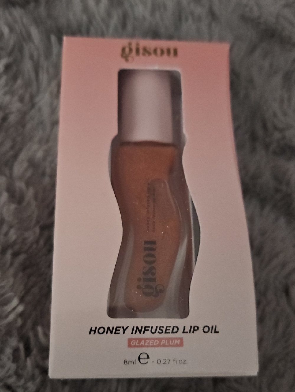 Gisou Honey Infused Lip Oil - Glazed Plum Shimmer